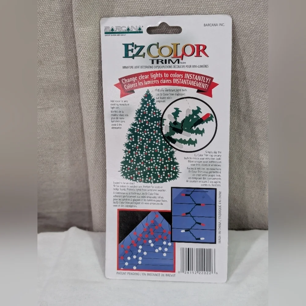 Vintage Barcana EZ Color Trim Mini Light Decorating Caps. 52 Green Caps NEW